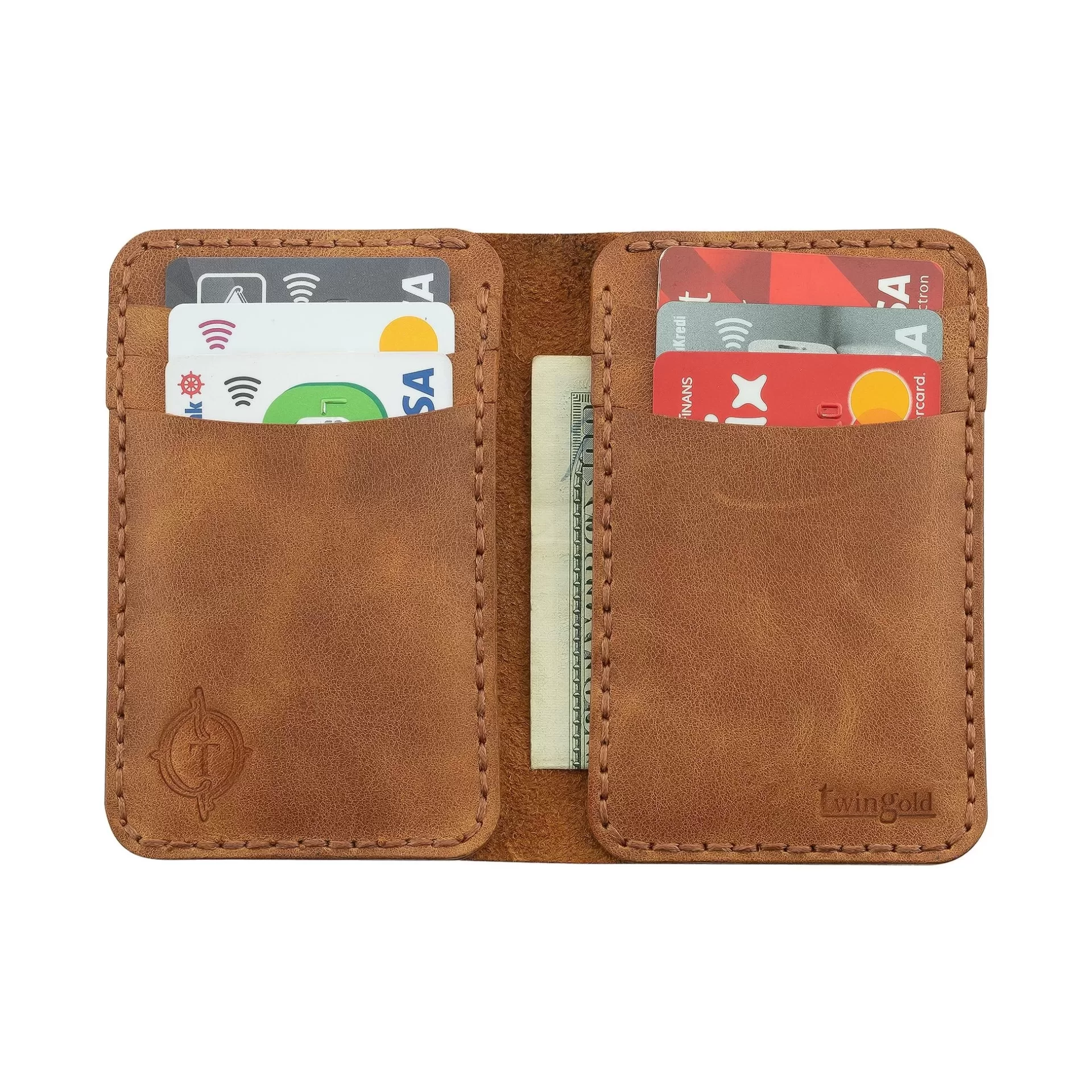 İsme Özel Dikey Mini Cüzdan