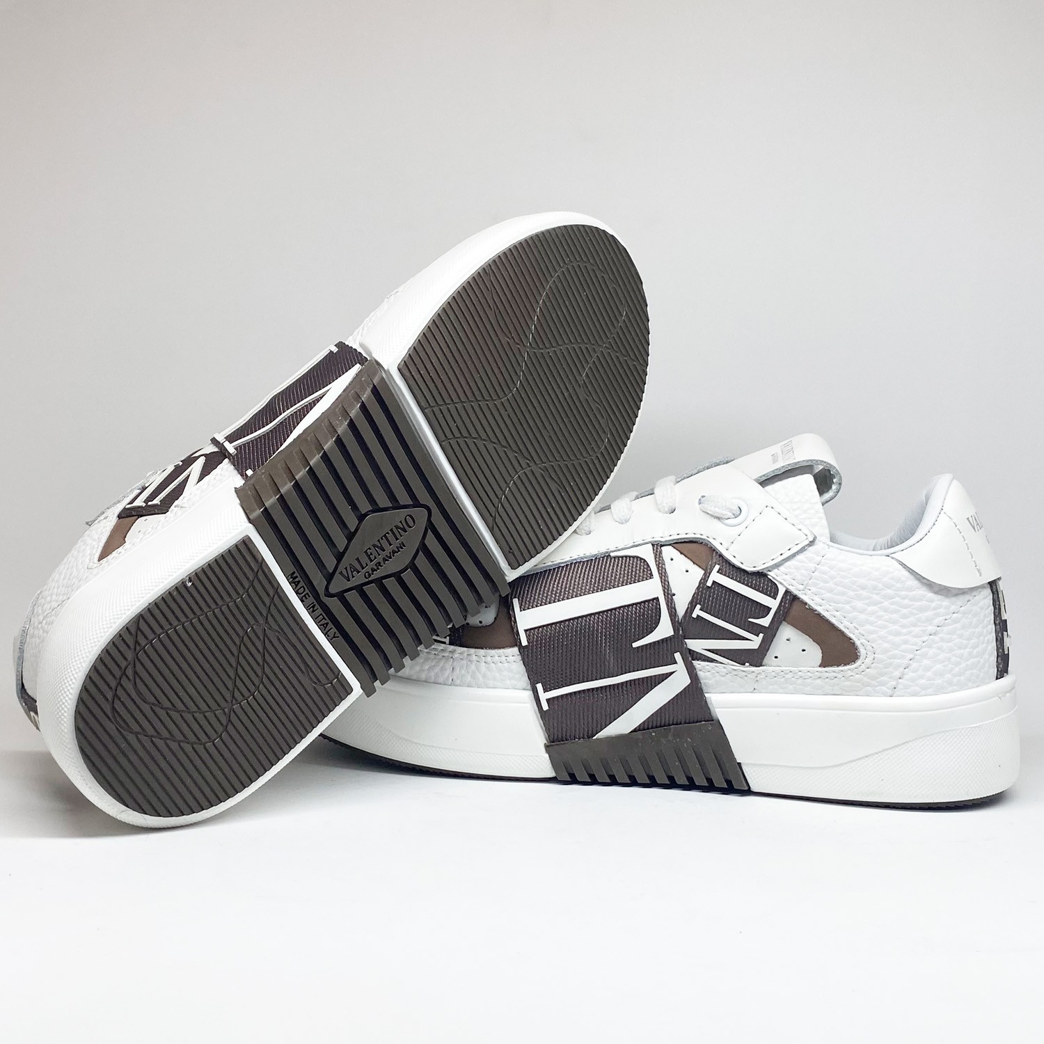 Şerit Detaylı Kahverengi Kadın Sneaker