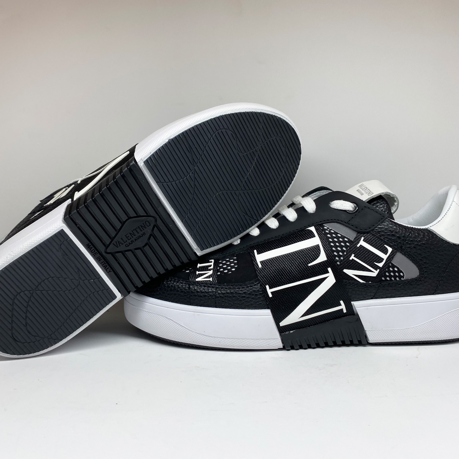 Siyah Deri Erkek Sneaker