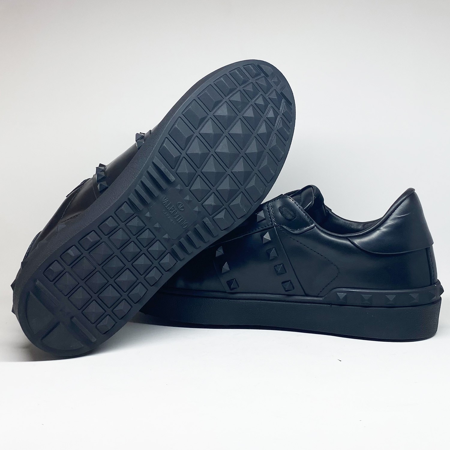 Siyah Deri Erkek Sneaker