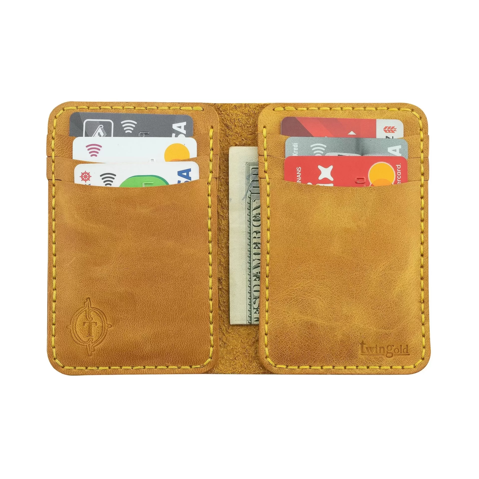 İsme Özel Dikey Mini Cüzdan