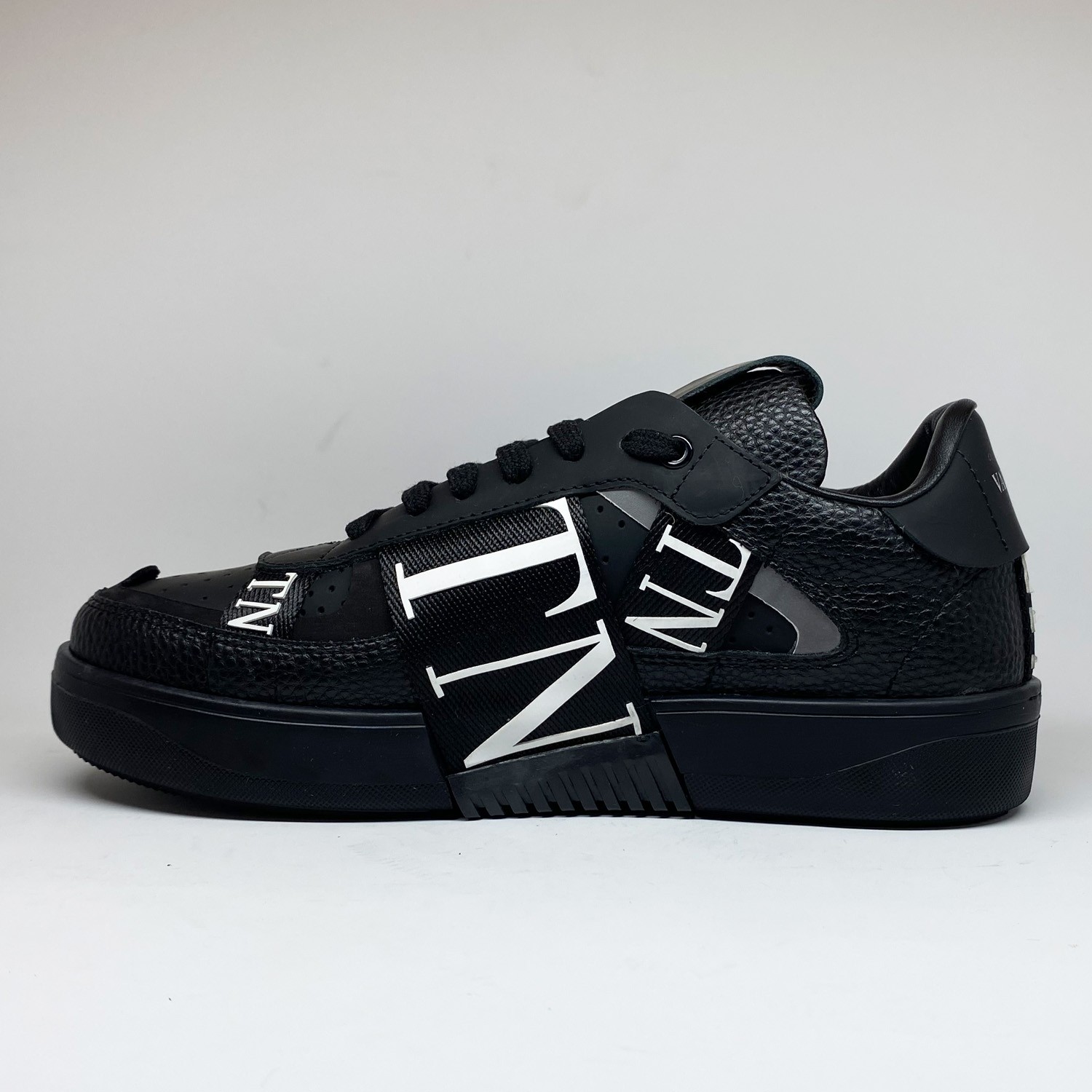 Siyah Deri Erkek Sneaker