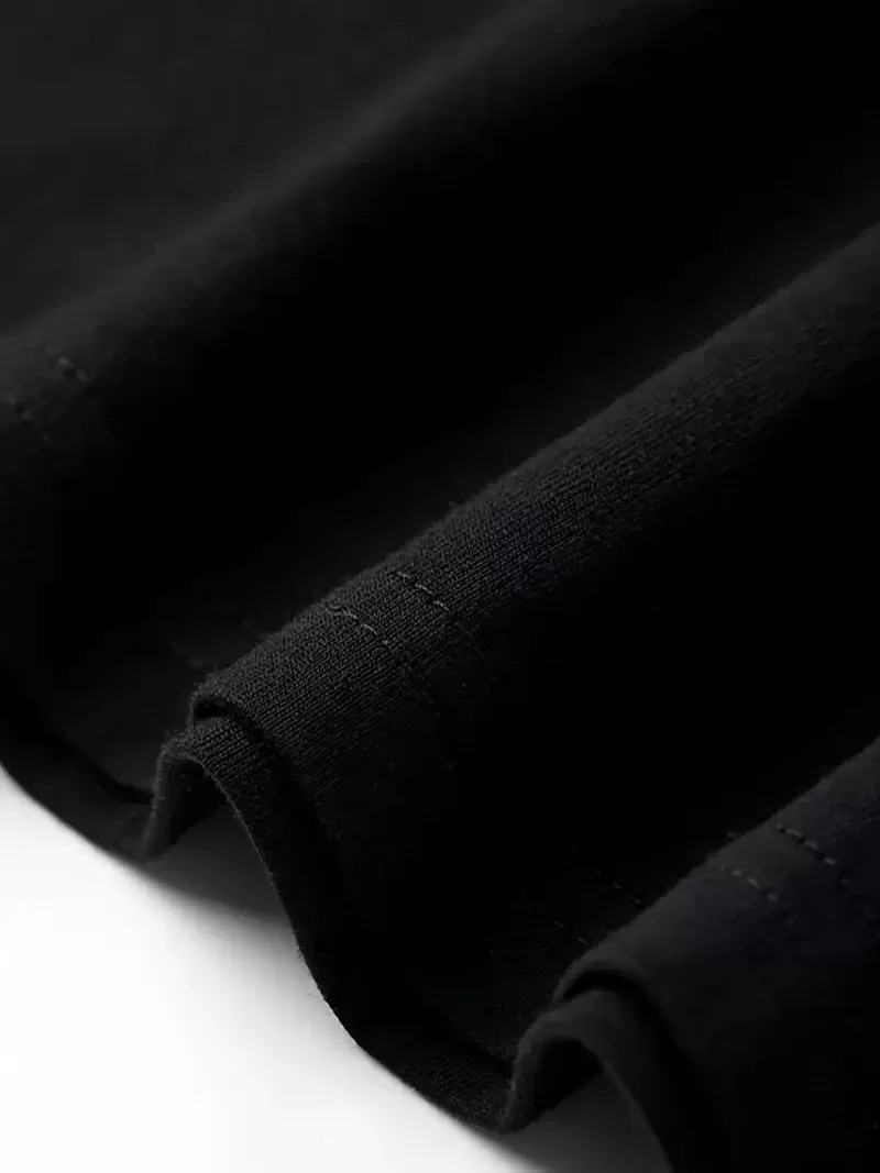 Baskılı Oversize Bisiklet Yaka Tişört