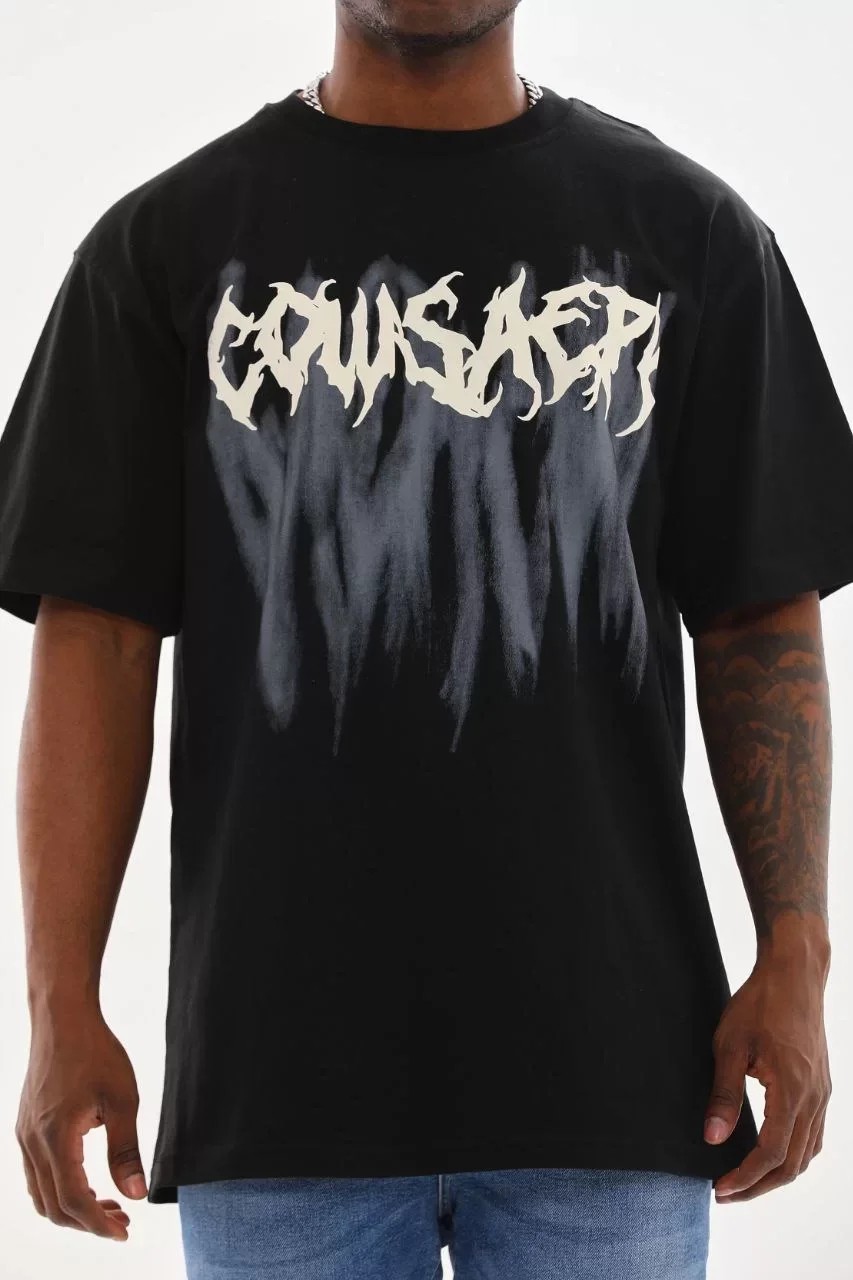 Unisex Baskılı Oversize Tişört