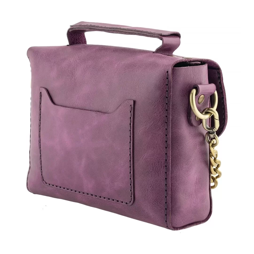 İsme Özel Çıtçıtlı Zincirli Küçük El Omuz Çantası