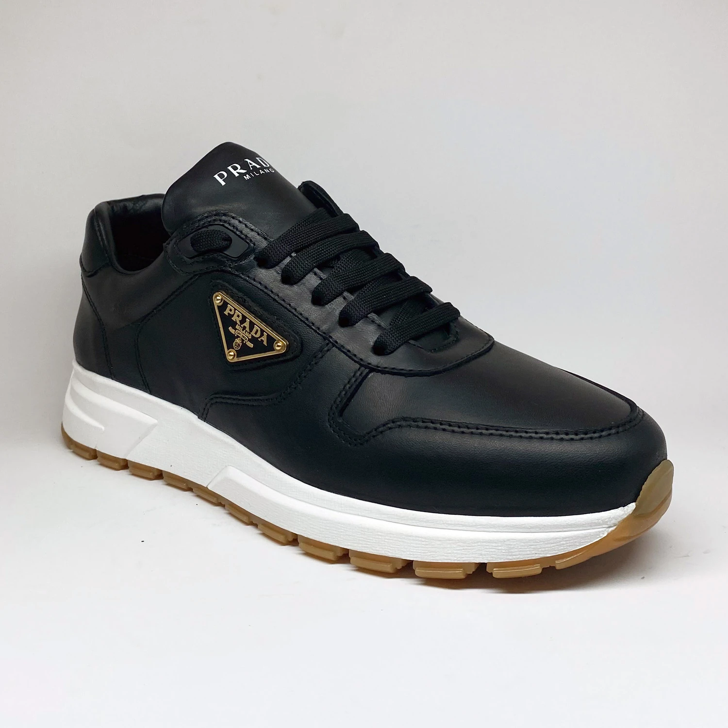 Siyah Deri Erkek Spor Ayakkabı