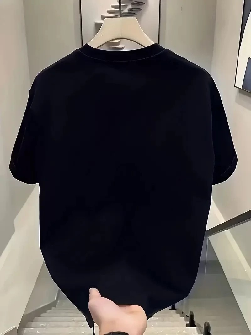 Day One Baskılı Oversize Bisiklet Yaka Tişört