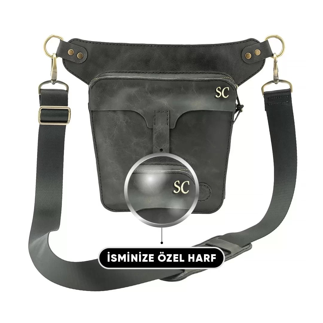 İsme Özel All in One Bel ve Bacak Çantası
