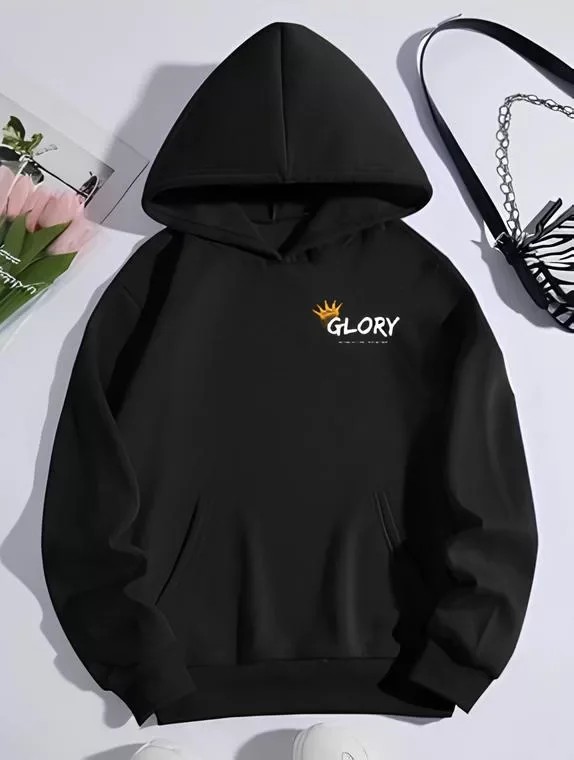 Kışlık Üç İplik Kapüşonlu Sweatshirt