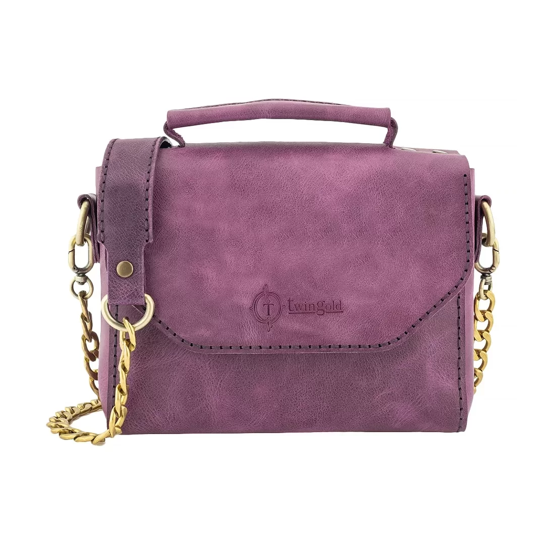 İsme Özel Çıtçıtlı Zincirli Küçük El Omuz Çantası