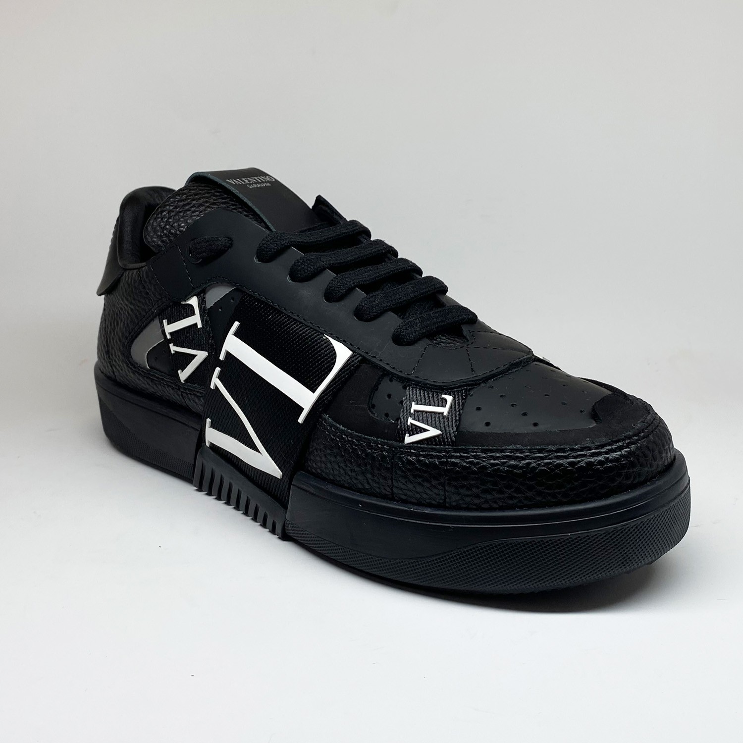 Siyah Deri Erkek Sneaker