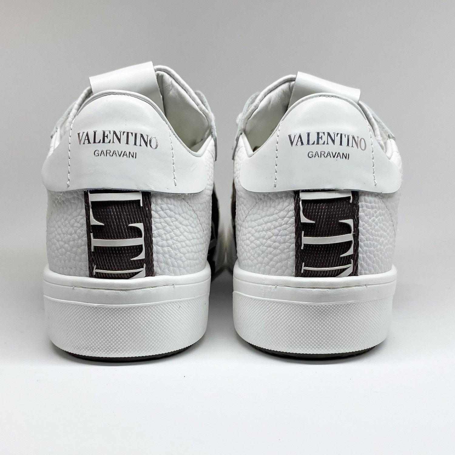 Beyaz Kahverengi Deri Erkek Sneaker