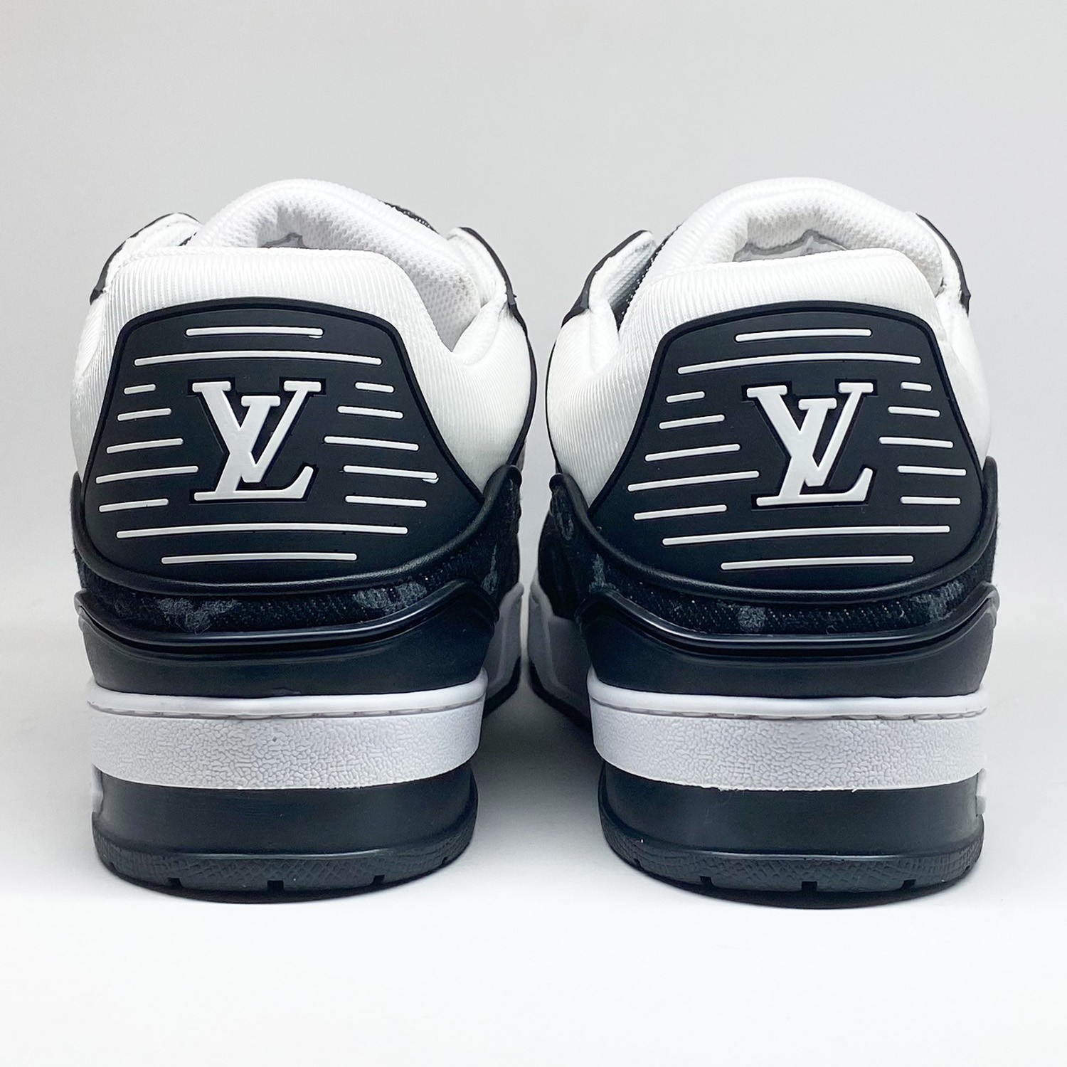 Siyah Deri Kombin Erkek Sneaker