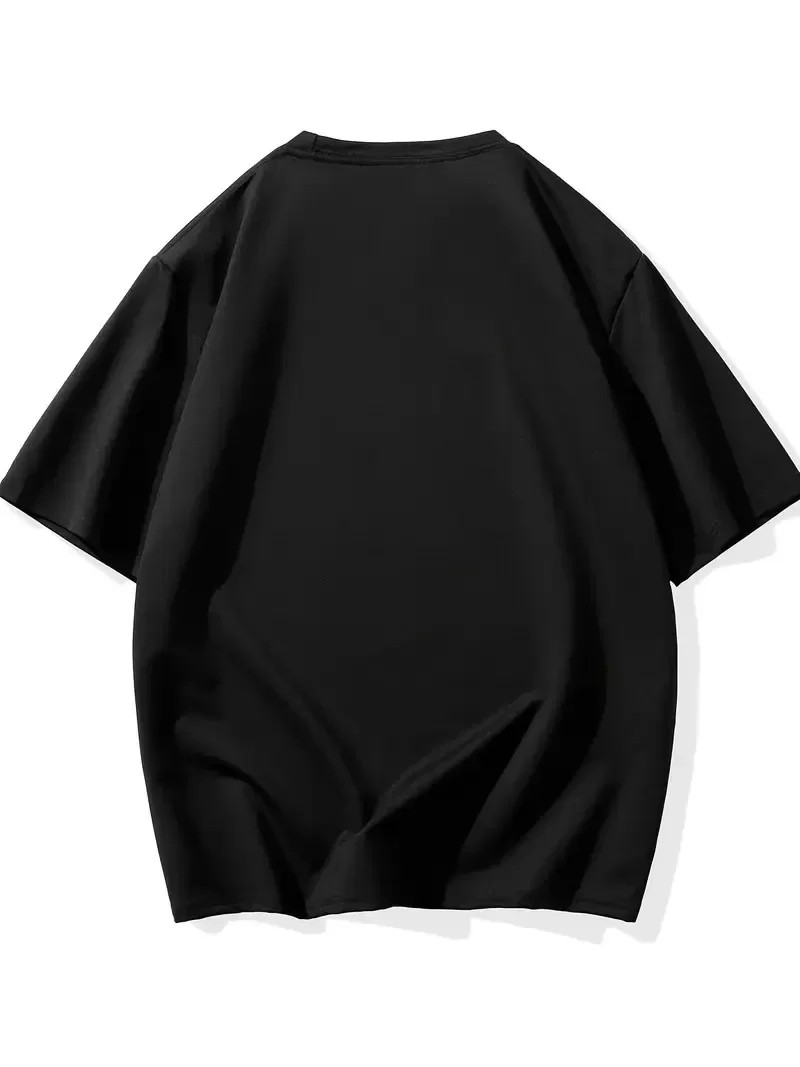 Baskılı Oversize Bisiklet Yaka Tişört