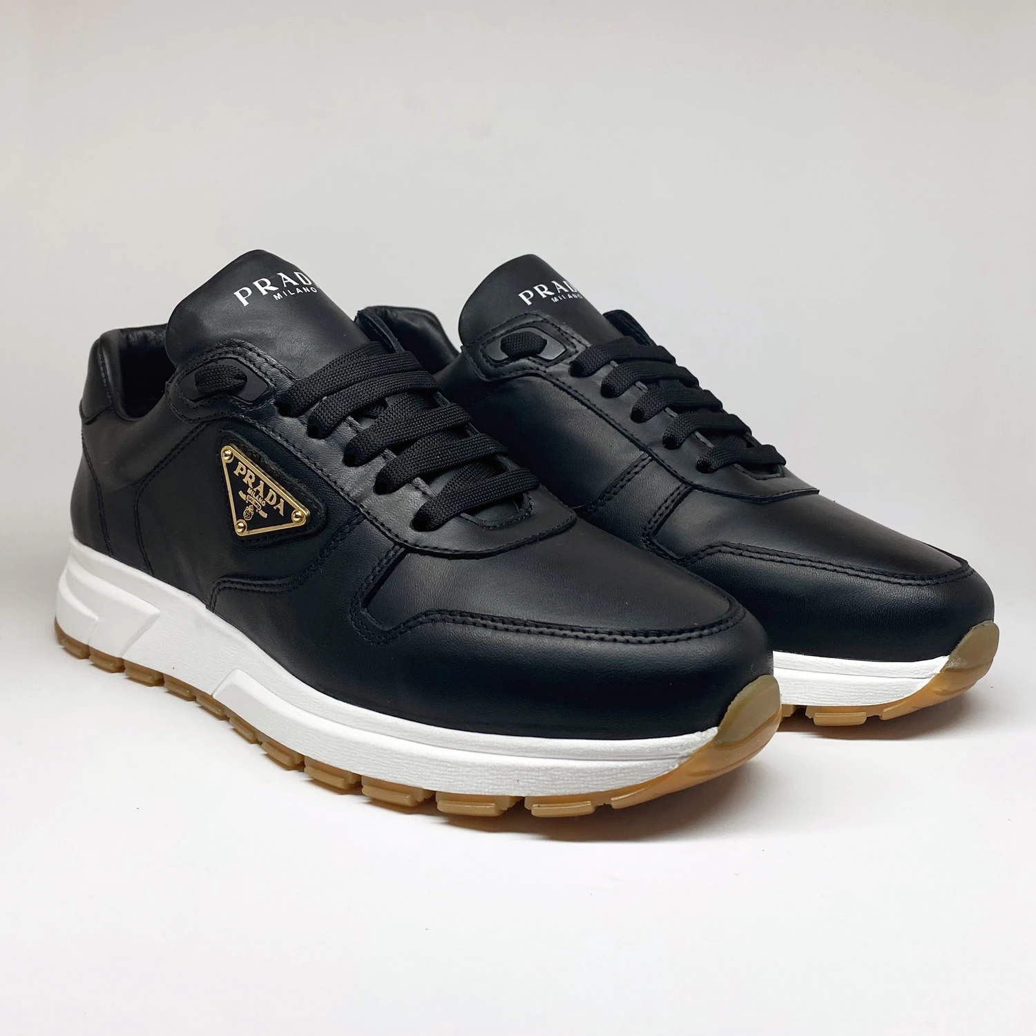 Siyah Deri Erkek Spor Ayakkabı