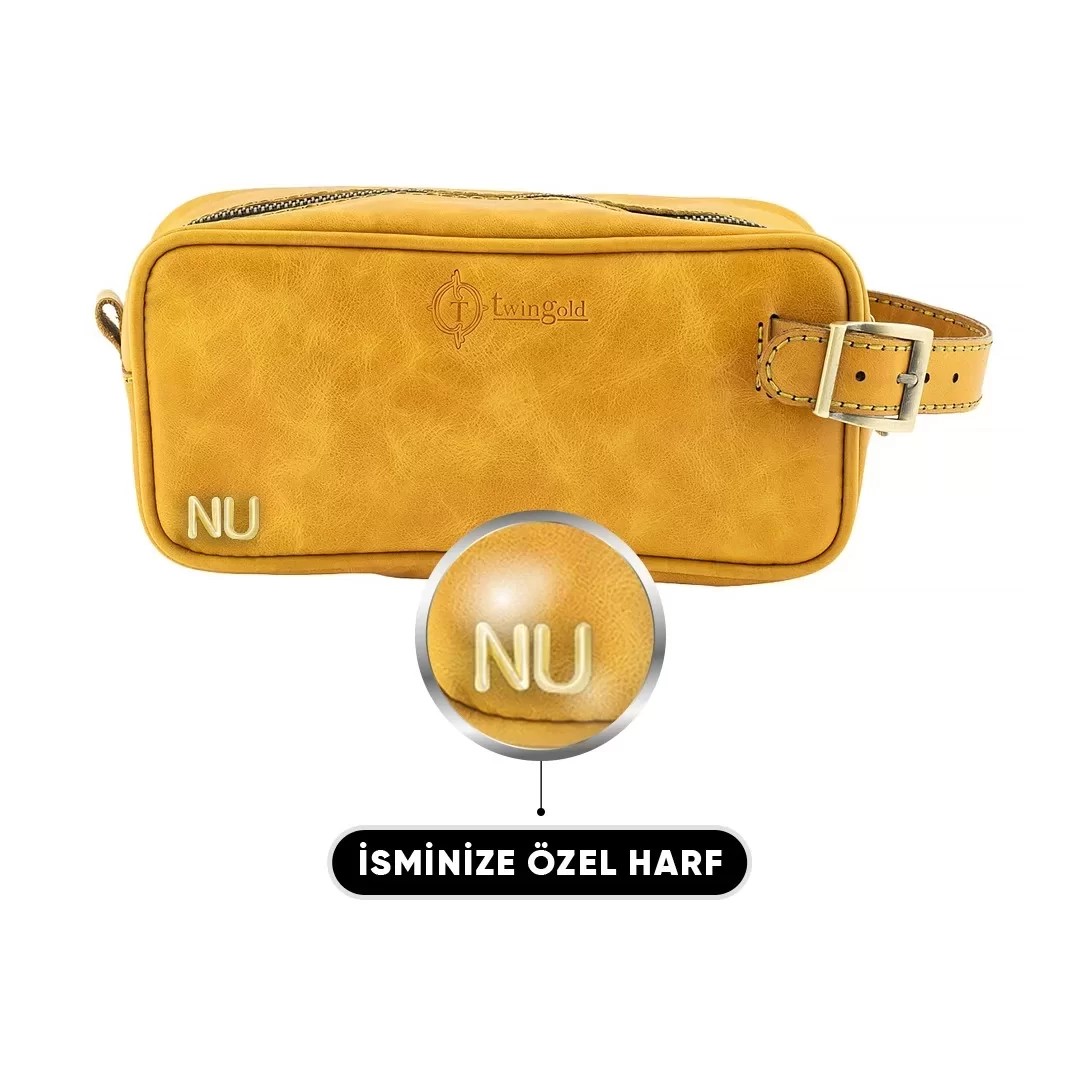İsme Özel Dopp Kit Kişisel Bakım ve Seyahat Çantası