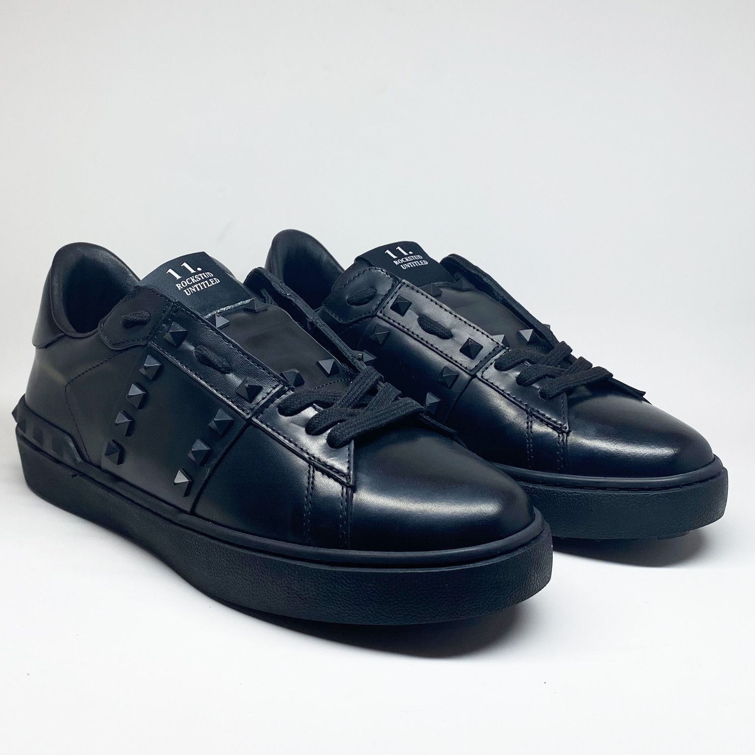 Siyah Deri Erkek Sneaker