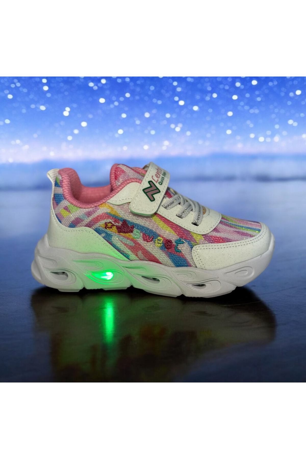 Çocuk Unisex Ortopedik Snakers Işılklı(Lambalı)Spor Ayakkabı