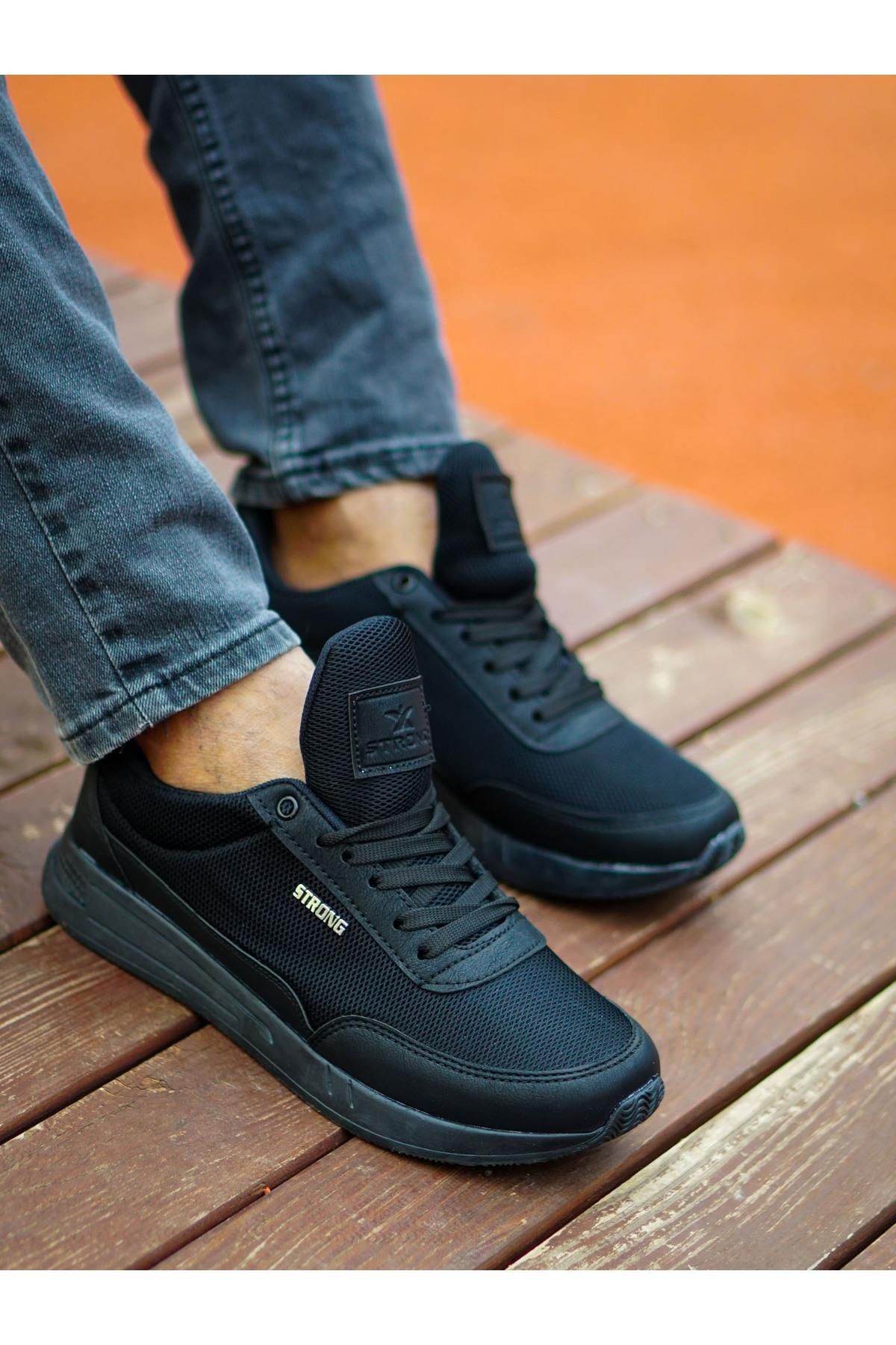 Şık Tasarım Bağcıklı File Hafif Günlük Yürüyüş Rahat Taban Casual Sneaker Spor Ayakkabı