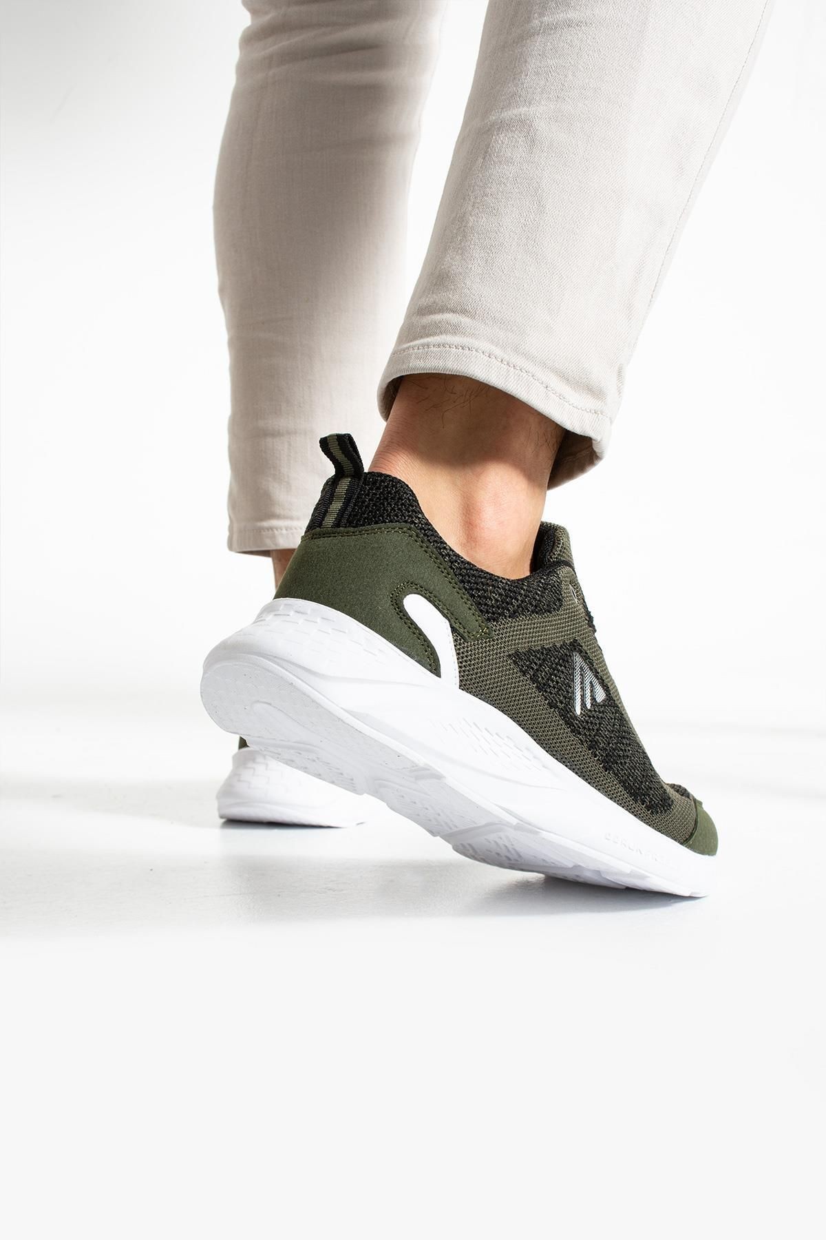 Nefes-Alabilen-Casual-Yumusak-Orme-Gunluk-Ortopedik-Rahat-Phaylon-Taban-Sneaker-Erkek-Yeşil-Yuruyus-Ayakka