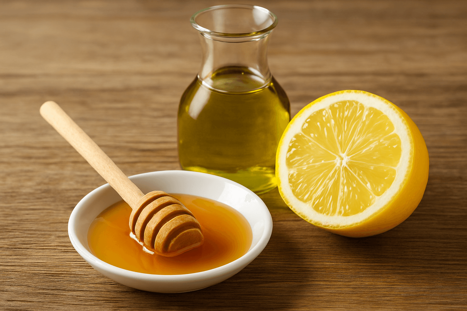 Doğal Bir Mucize: Zeytinyağı, Limon ve Tatlandırıcı Karışımı ile Güne Sağlıklı Başlayın!