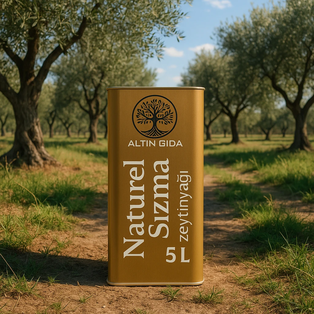 5 Litre Zeytinyağı (Naturel Sızma - Edremit Cinsi)