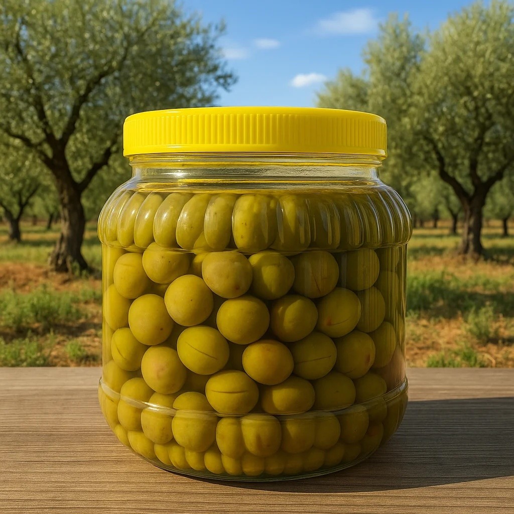 1 KG Yeşil Kırma Zeytin (Edremit)