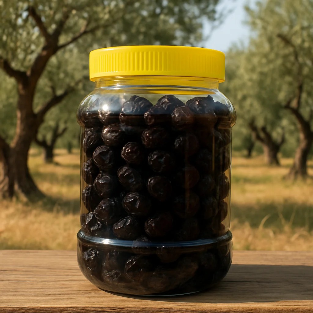1 KG Siyah Kuyu Zeytin (Edremit)
