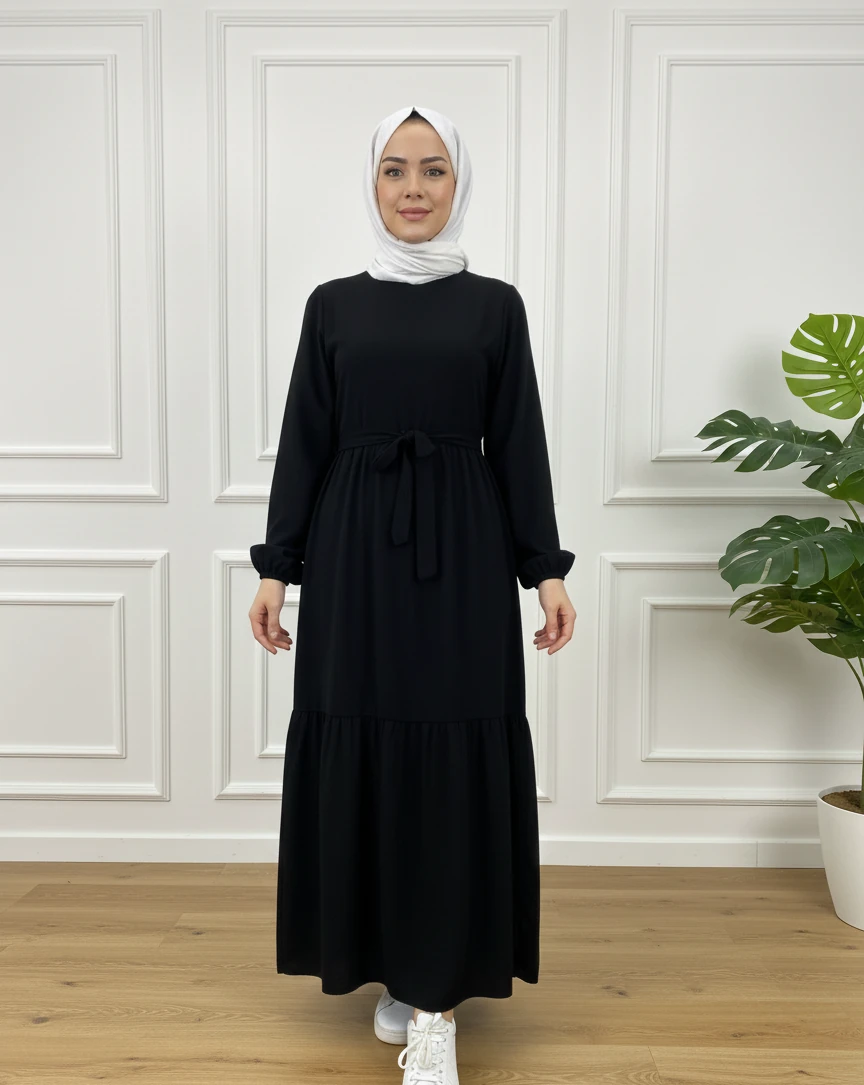 ÇİĞDEM ELBİSE - SİYAH