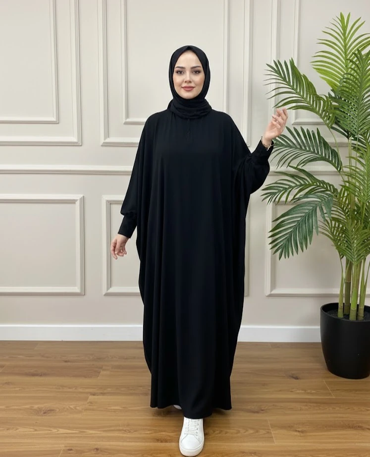 YARASA KOL ELBİSE - SİYAH