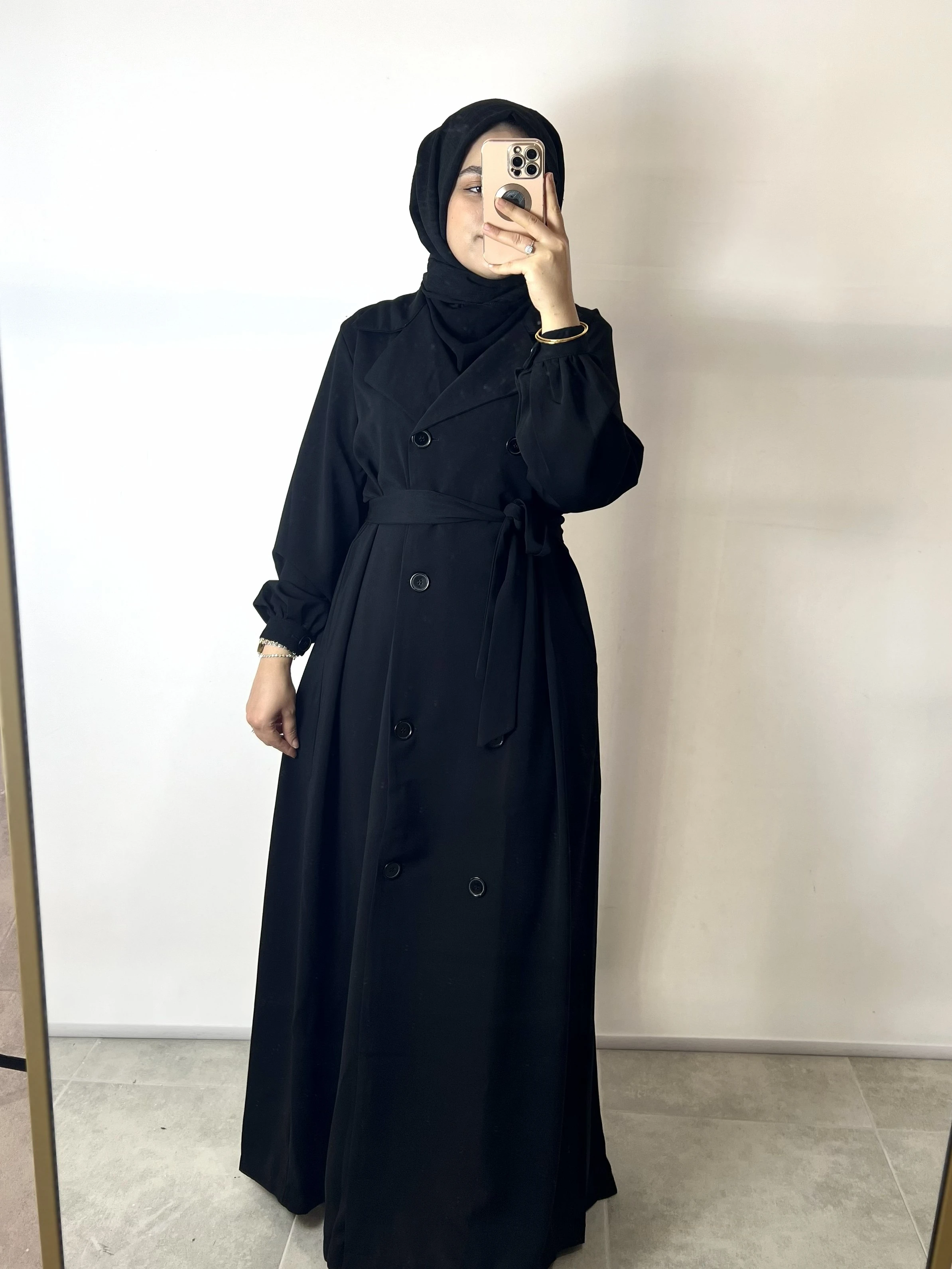 DÜĞMELİ TRENÇ FERACE