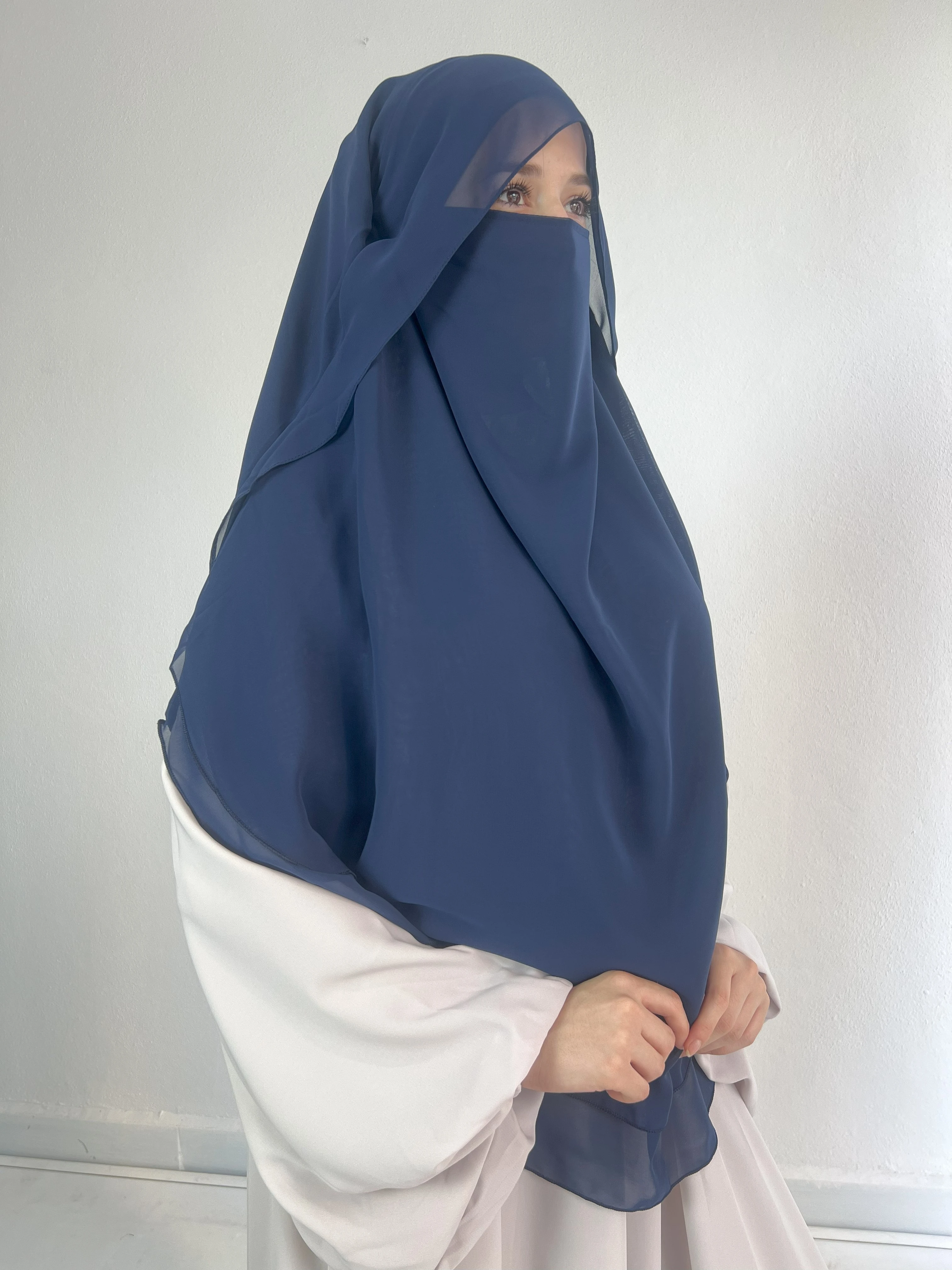 GÖLGELİ ŞİFON SUFLE\KHİMAR