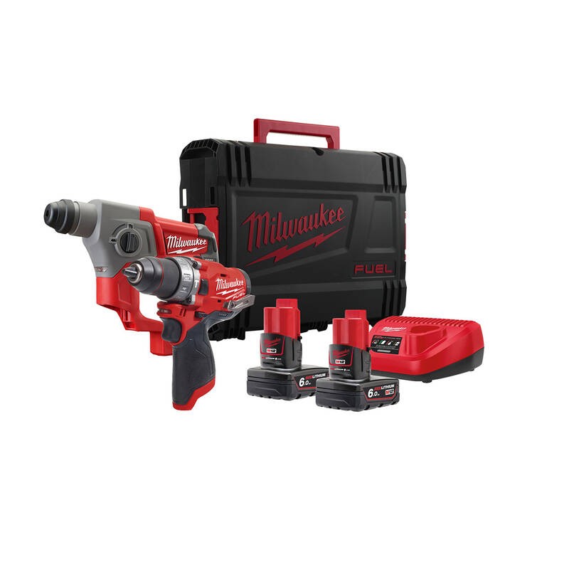 Milwaukee M12 FPP2B-602X M12CH-M12FPD Akülü Set