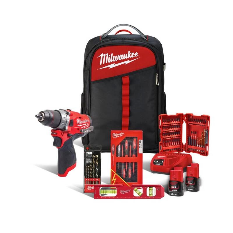 Milwaukee M12 FPD-202BH Elektrikçi Seti