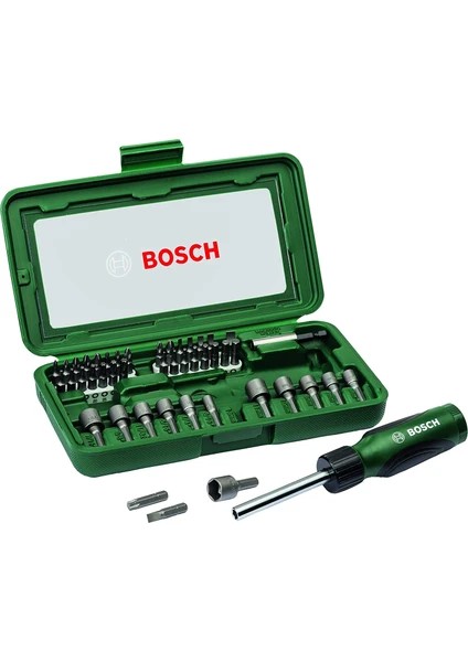 Bosch 2607019504 46 Parça Cırcırlı Tornavida Seti