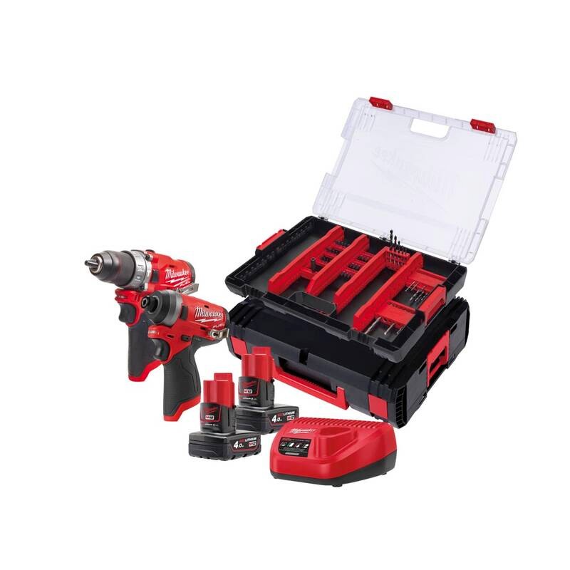 Milwaukee M12 FPP2A-402XA İkilı Set