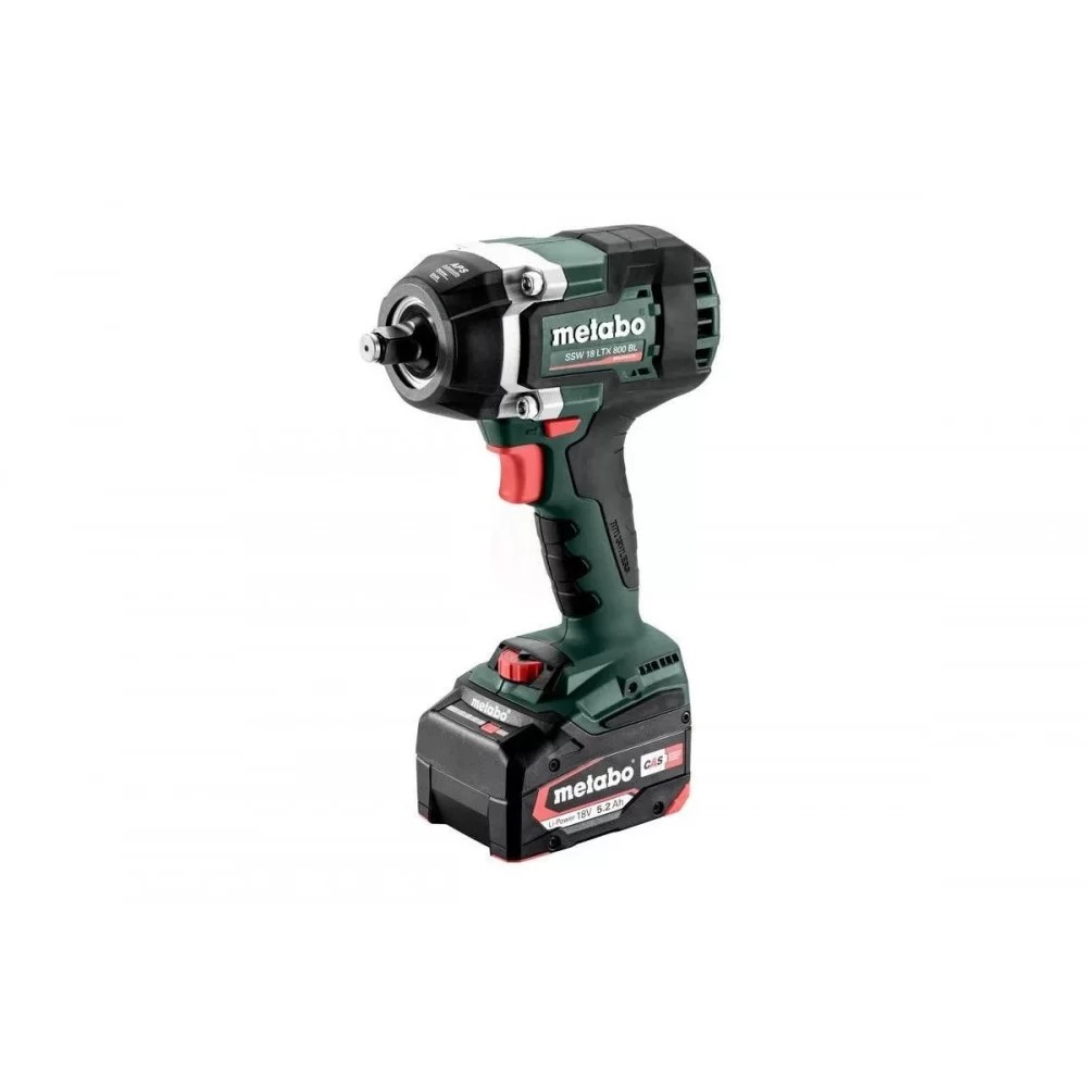 Metabo SSW 18 LTX 800BL 18V Çift Akülü Şarjlı Somun Sıkma 5,2 Ah