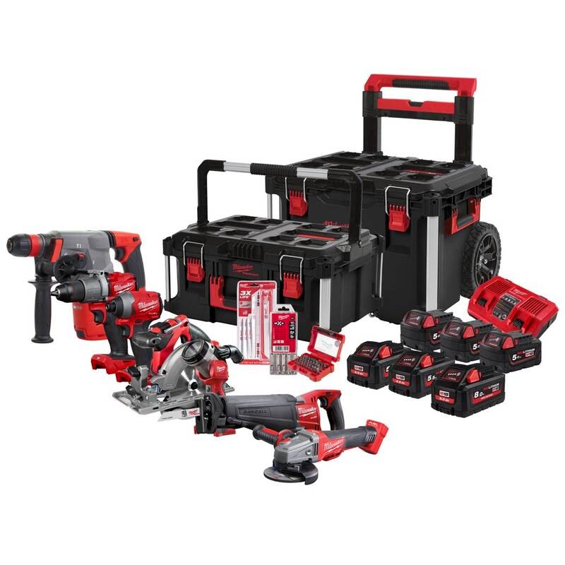 Milwaukee M18 PP7A-586X Premium Akülü Set