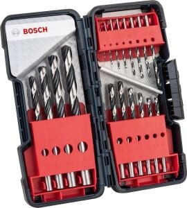 Bosch Hss Point TeQ 18 Parça Metal Matkap Ucu Seti