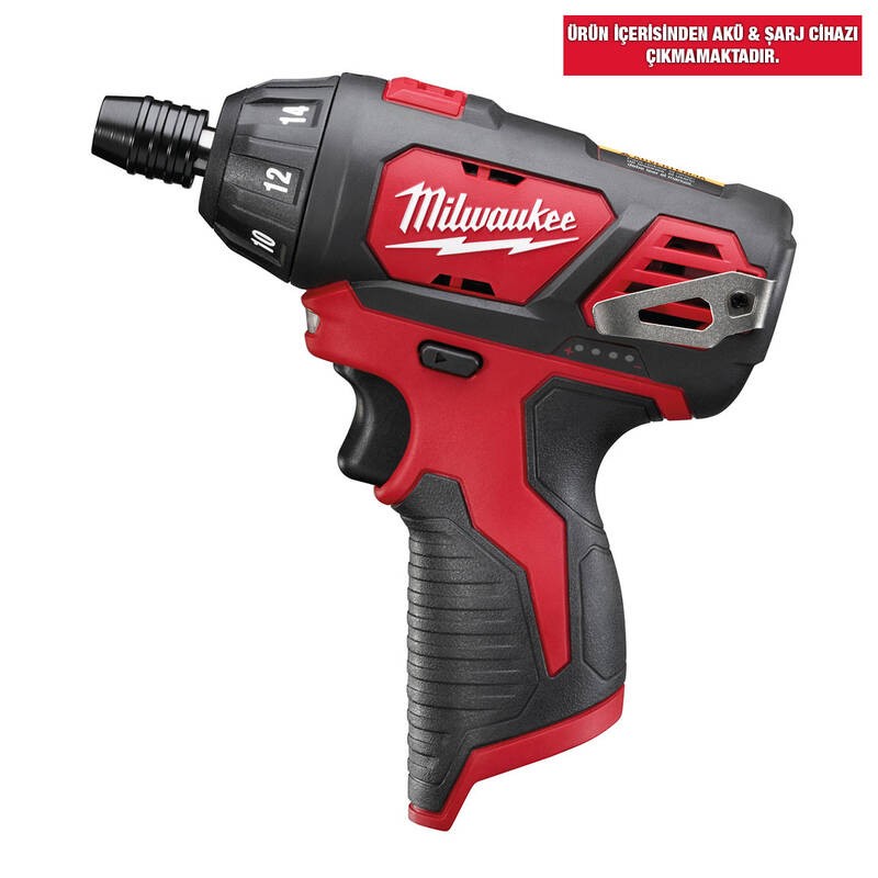 Milwaukee M12 BSD-0 Akülü Vidalama 1⁄4˝