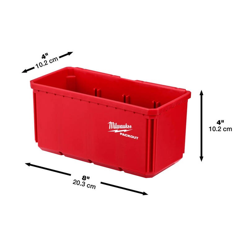 Milwaukee PACKOUT™ 10x20 cm Avadanlık 2 Adet