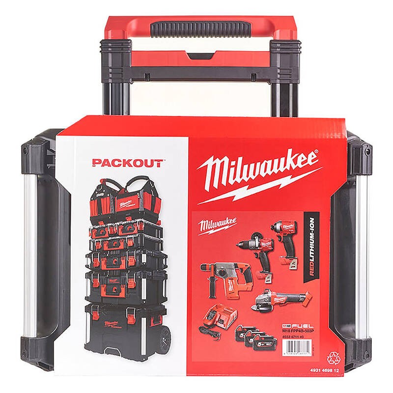 Milwaukee M18 FPP4B-503P 4 LÜ Set-3 Akülü