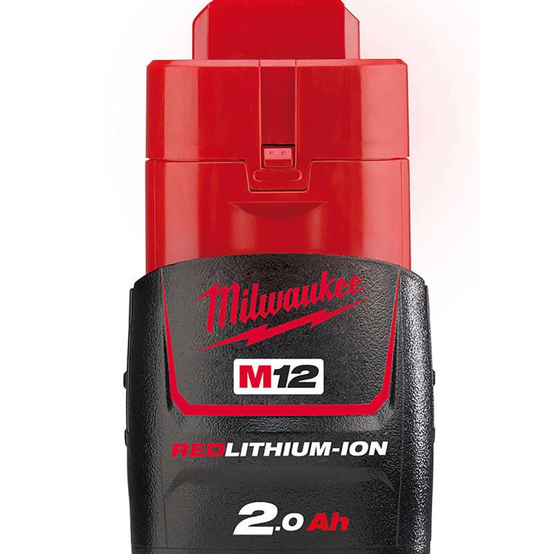 Milwaukee M12B2 Redlithium-Ion 12V 2,0Ah Akü