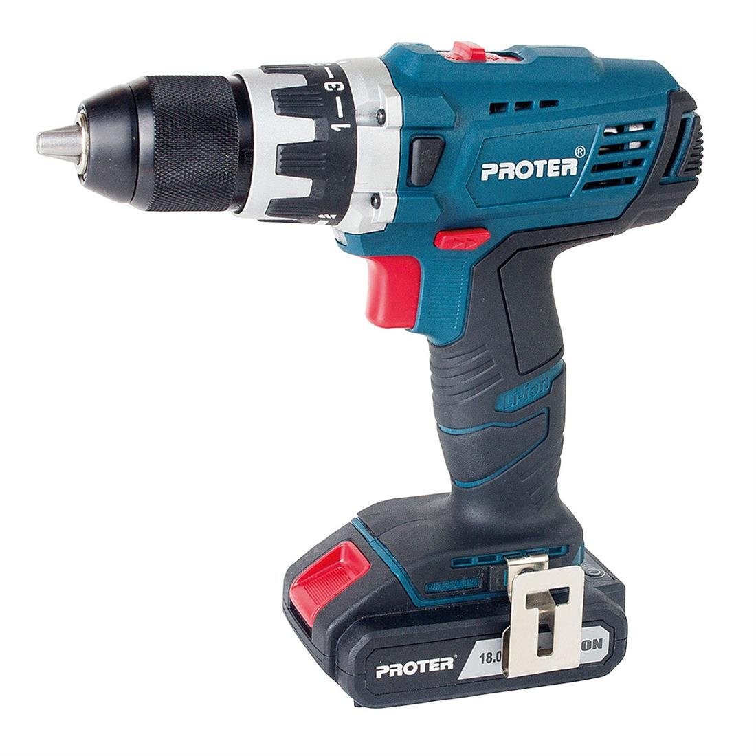 Proter PST 418 SL Şarjlı Matkap 18v 2Ah - P1EA118