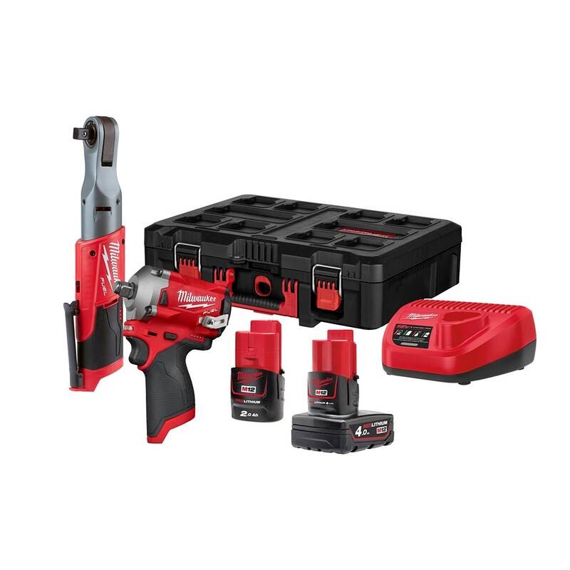 Milwaukee M12 FPP2AV-422P M12FIWF - M12FIR Akülü Set