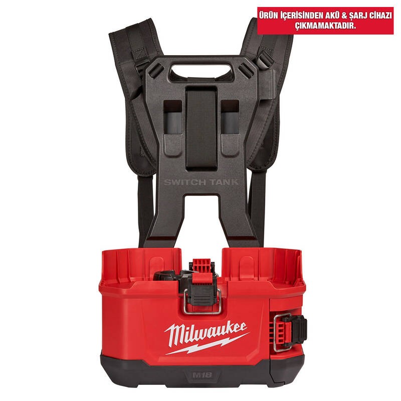 Milwaukee M18 Bpfph-0 Sprey Tankı Sırt Aparatı