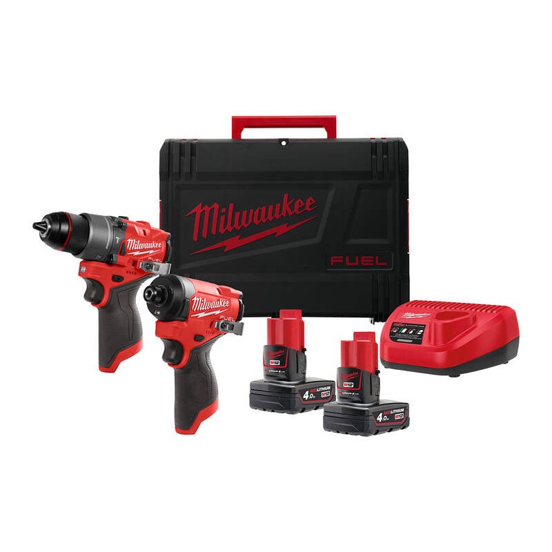 Milwaukee M12 FPP2A2-402X 12V Akülü Set