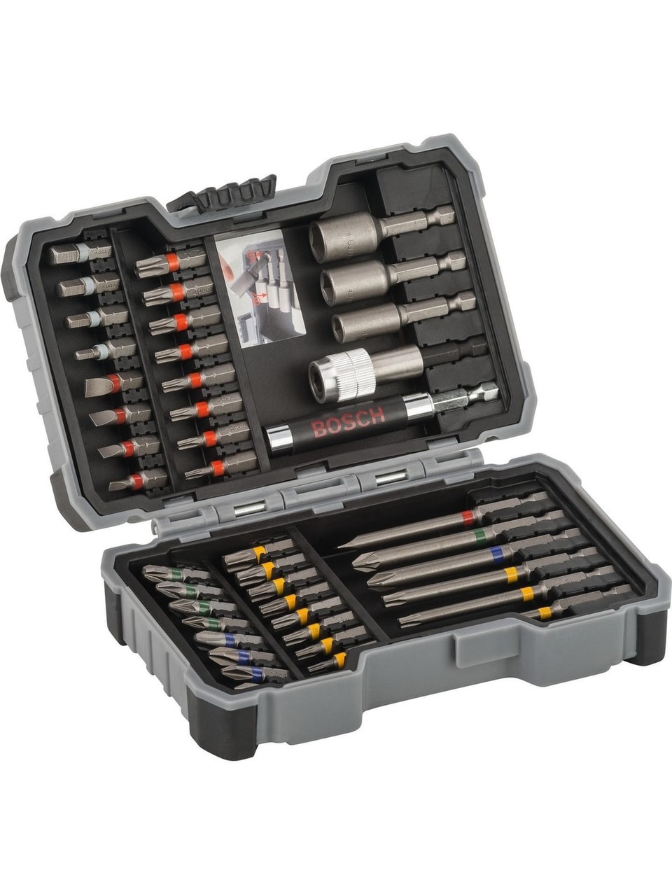 Bosch 43 Parça Vidalama Ucu + Lokma Anahtar Seti