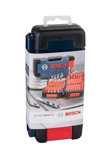 Bosch Hss Point TeQ 18 Parça Metal Matkap Ucu Seti