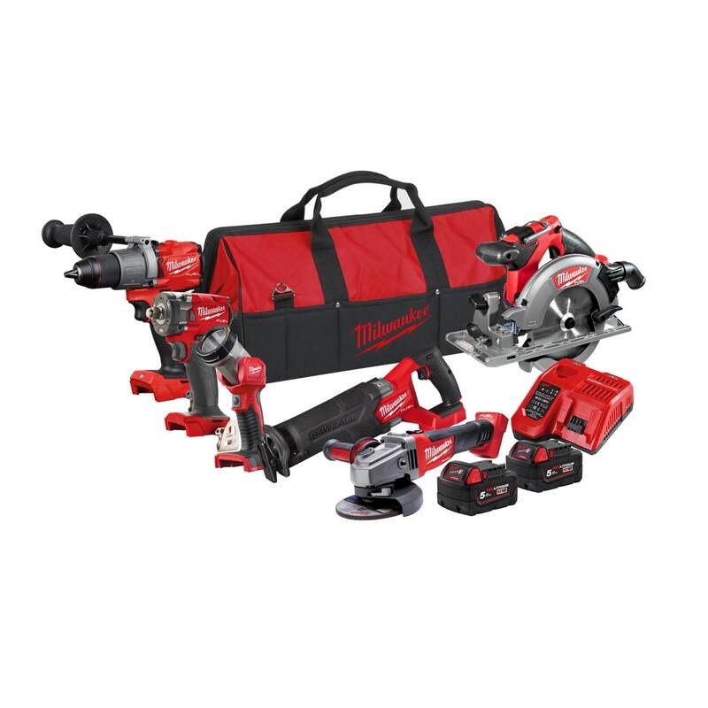 Milwaukee M18 FPP6H2-502BEU 6'lı Set